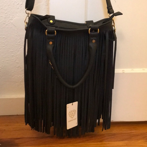 Boho Style Fringe Purse - Picture 2 of 4